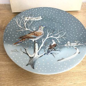 Haviland Limoges France 1971 Christmas Collector Plate Vintage